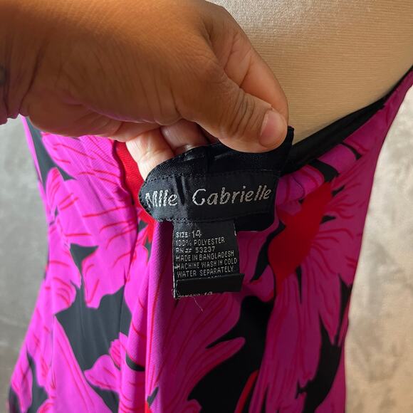 Vintage Y2k Halter Neck Floral Summer Sundress Size 14 90s Soft Girl Coquette - Picture 5 of 6